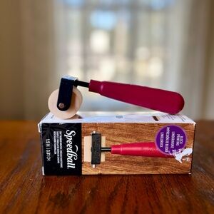 Speedball Red Block Printing Tool NIB